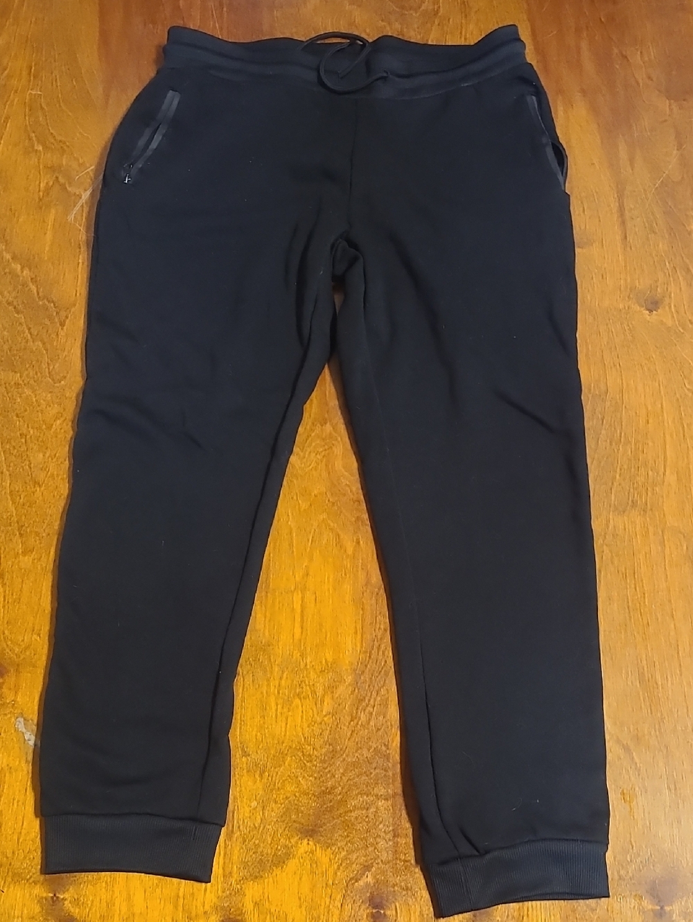 Men's Black Fleece Joggers - Classic Comfort